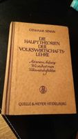 Buch Othmar Spann "Die Haupttheorien der Volkswirtschaftslehre" Mecklenburg-Vorpommern - Stralsund Vorschau