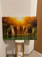 Wandbild „Wasserfall“ mit Beleuchtung 100x65cm Bayern - Massing Vorschau
