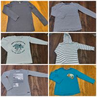 6 Langarmshirts Basefield H&M s'Oliver etc Dino Chamäleon 116 122 Bochum - Bochum-Nord Vorschau