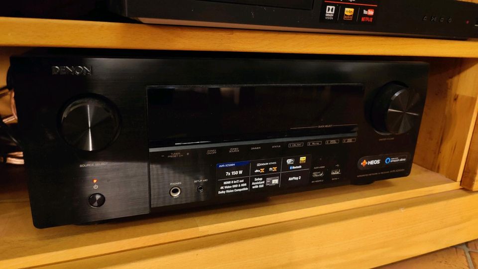 Dolby Surround System 5.1 Denon AVRX2500H mit Polk Boxen in Deiningen