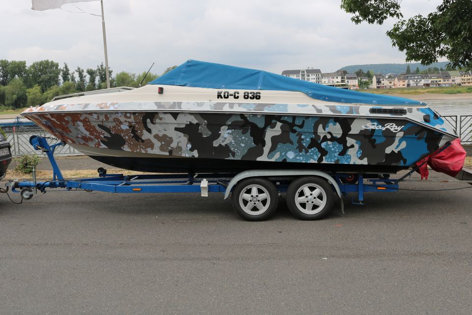 Motorboot Sea Ray 200CC mit Trailer in Linz am Rhein