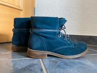 Dunkelblaue Velourknöchelschuhe für den Herbst (von S. Oliver) Thüringen - Eisfeld Vorschau