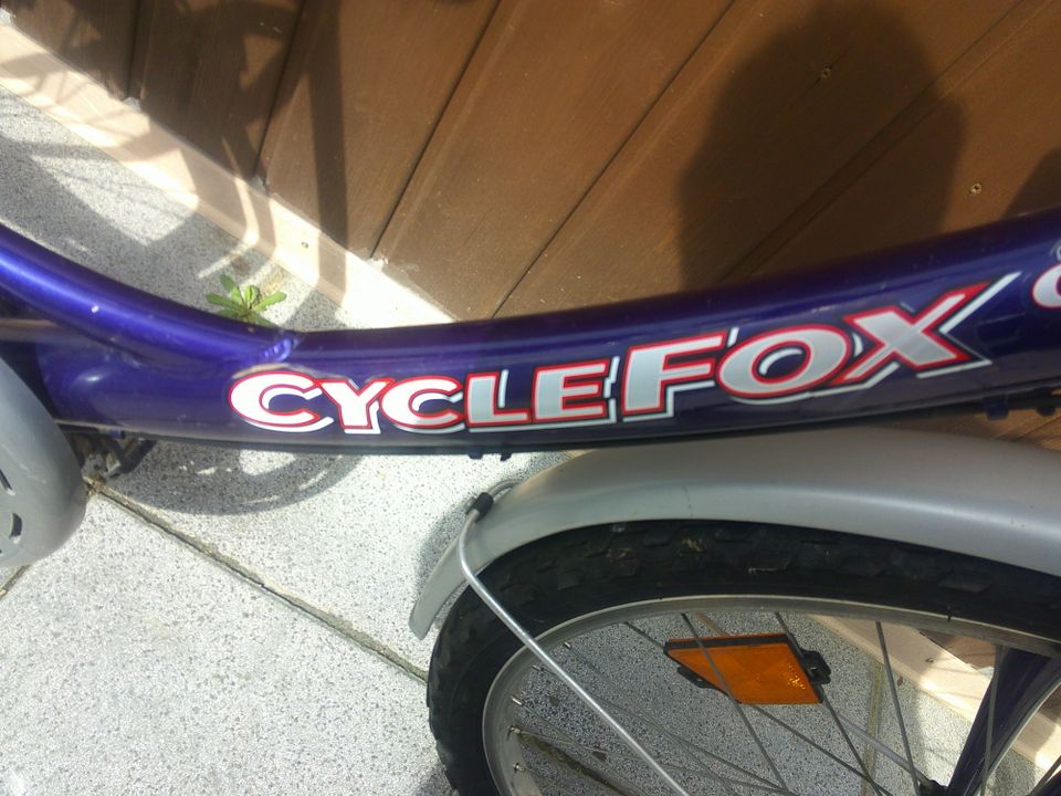 Kinderfahrrad 26 Zoll von Cycle Fox Lila Mädchenrad Versand mög in Buxheim