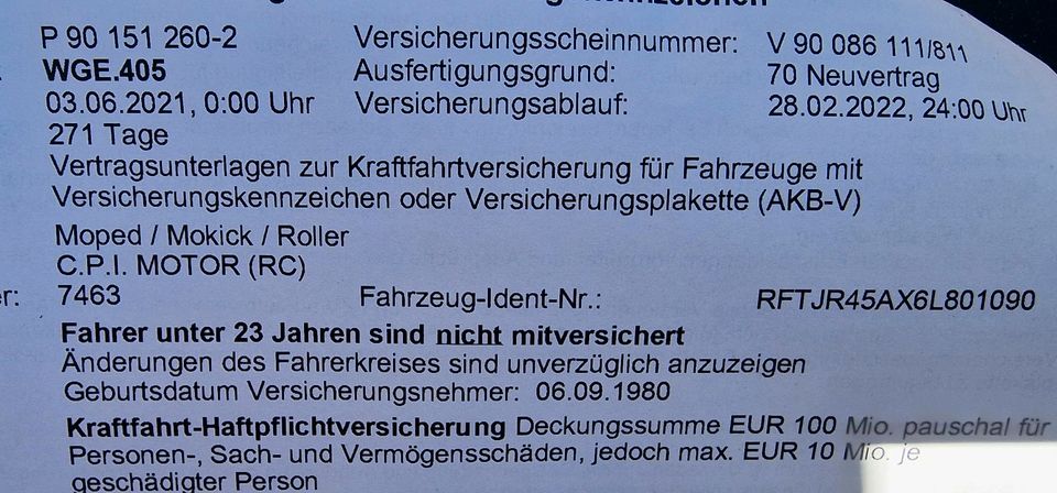 Cpi Sport Roller in Schrobenhausen