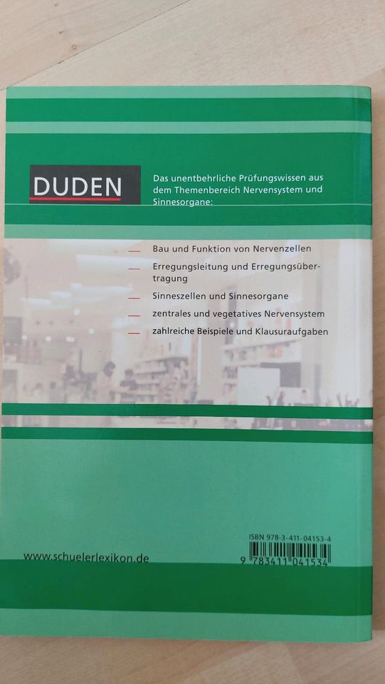 Duden Abiturhilfen: Nervensystem und Sinnesorgane in Ascheberg