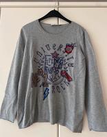 Grauer Pulli von Oui / Pullover mit Muster / Oberteil Damen in M Bayern - Neusäß Vorschau