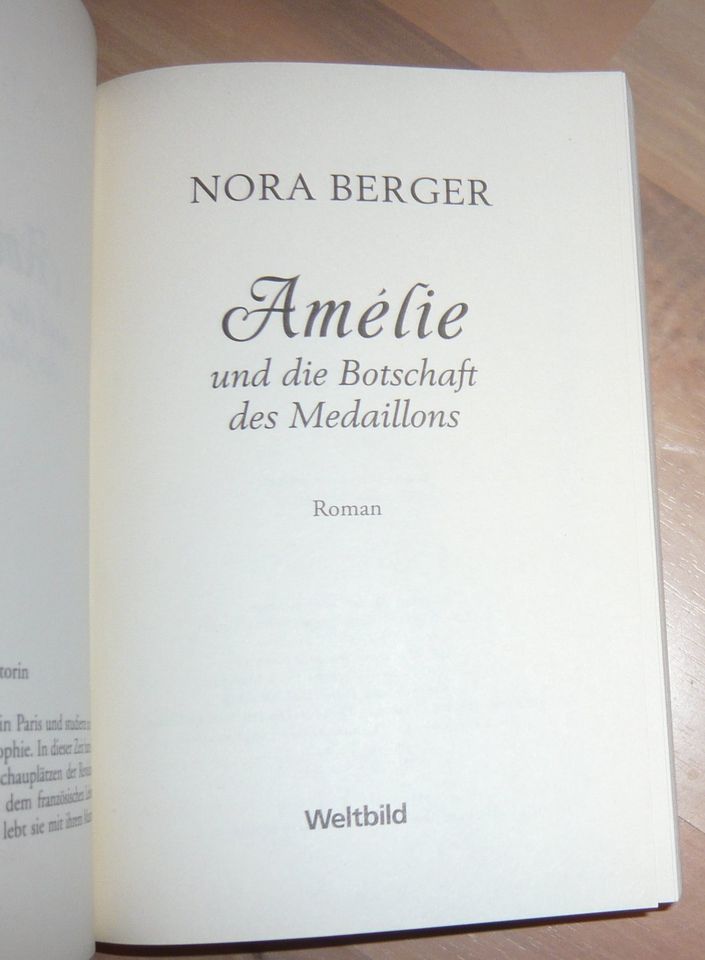 Amelie und die Botschaft des Medaillons * Historischer Roman Adel in Bad Belzig