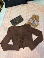 Crop top Braun asos mit Kordelzug neu bauchfrei XS Saarland - Dillingen (Saar) Vorschau