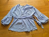 Puffärmelbluse Shein Curve 3XL Bluse XXXL gestreift Blau Puffärm Hessen - Maintal Vorschau