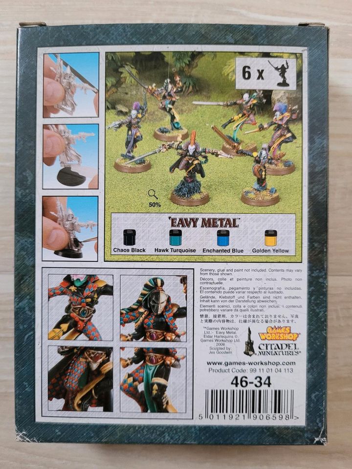 NEU OVP WARHAMMER 40.000 Eldar Harlequins Metall in Bassum