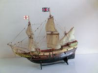 Modellschiff Modellbau Segel Schiff " Model Mayflower " Marke Bayern - Ruderatshofen Vorschau
