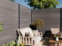 Sichtschutzzaun Lamellenzaun Set 2m x 12,6m Zaun Gartenzaun Teak Nordrhein-Westfalen - Olfen Vorschau