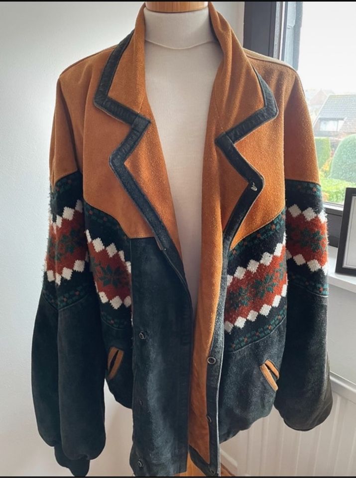 Vintage Wildleberjacke unisex in Viersen