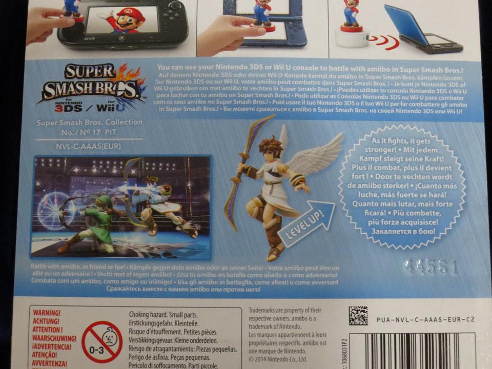 Nintendo amiibo No. 17 Pit (Super Smash Bros. Collection) OVP #1 in Allmersbach