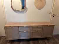 Sideboard Sonoma Eiche mit Rattan-Optik im Boho Stil Nordrhein-Westfalen - Hüllhorst Vorschau