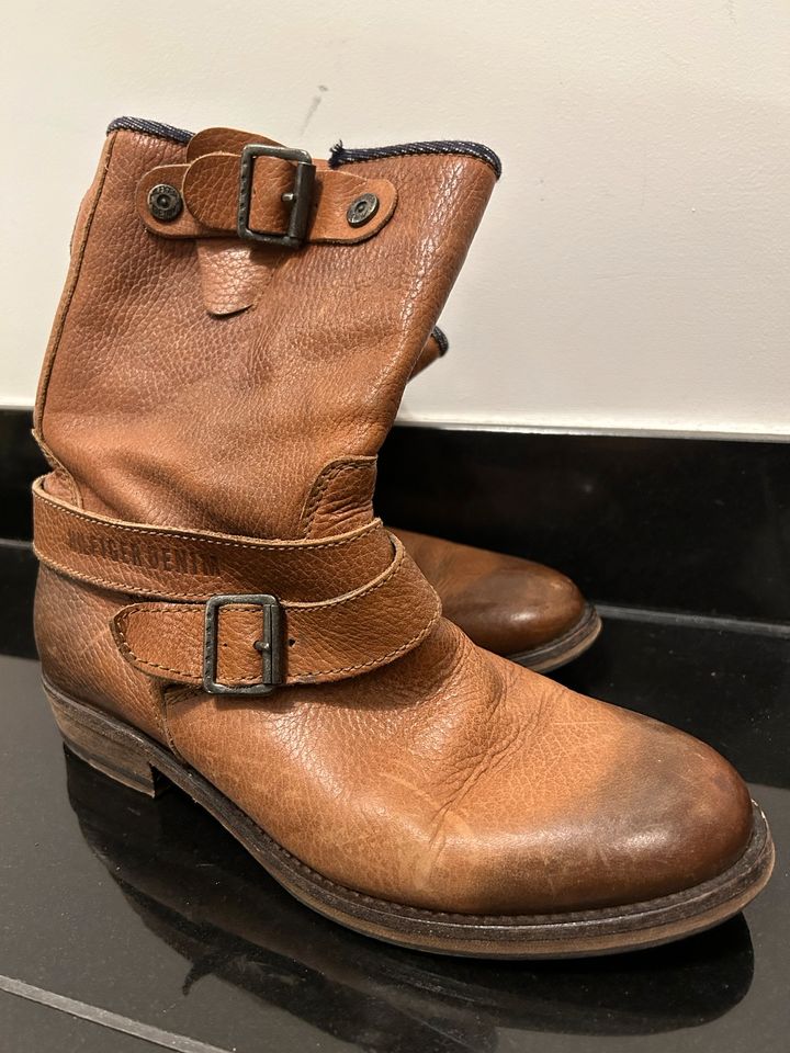 Leder Stiefel Tommy Hilfiger in Aachen