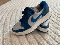 Nike Air Jordan Leder-Sneaker ''1 Elevate Low'' Weiß/ Blau/Grau Nordrhein-Westfalen - Brühl Vorschau