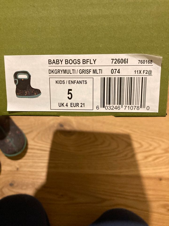 Babybogs Winterstiefel grau türkis in Dallgow