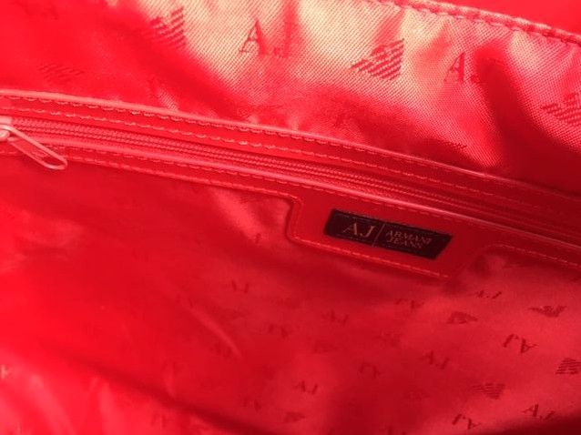 ARMANI JEANS - große rote Handtasche - Shopper - Lack - NEU in Geesthacht