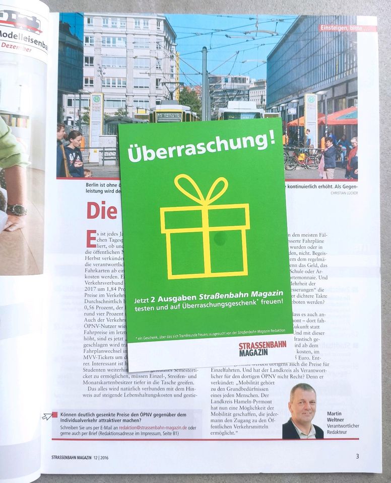 Strassenbahn Magazin 12/2016 Betriebe, Fahrzeuge, Geschichte, in Hüttenberg