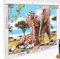 Diamond Painting, Sunnor Group, USA, Giraffe und Elefant München - Au-Haidhausen Vorschau