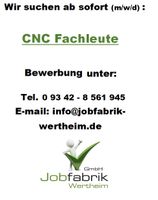 CNC- Dreher/Fräser/Einrichter Baden-Württemberg - Wertheim Vorschau