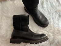 Original UGG Boots Stiefel mit Leder & Fell - Gr. 43 - TOP Wuppertal - Heckinghausen Vorschau