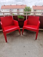 Gartenstühle Design rot / Kunststoff Stühle / Balkon Bayern - Selb Vorschau