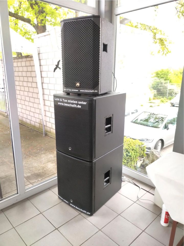 Vermiete 4100 Watt Soundsystem für Ihre Veranstaltung in Bonefeld