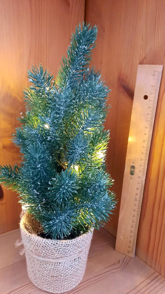 Kleiner Weihnachtsbaum mit Beleuchtung in Pettendorf