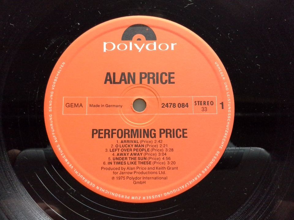 Alan Price - Performing Price (Do-LP) in Bad Kissingen