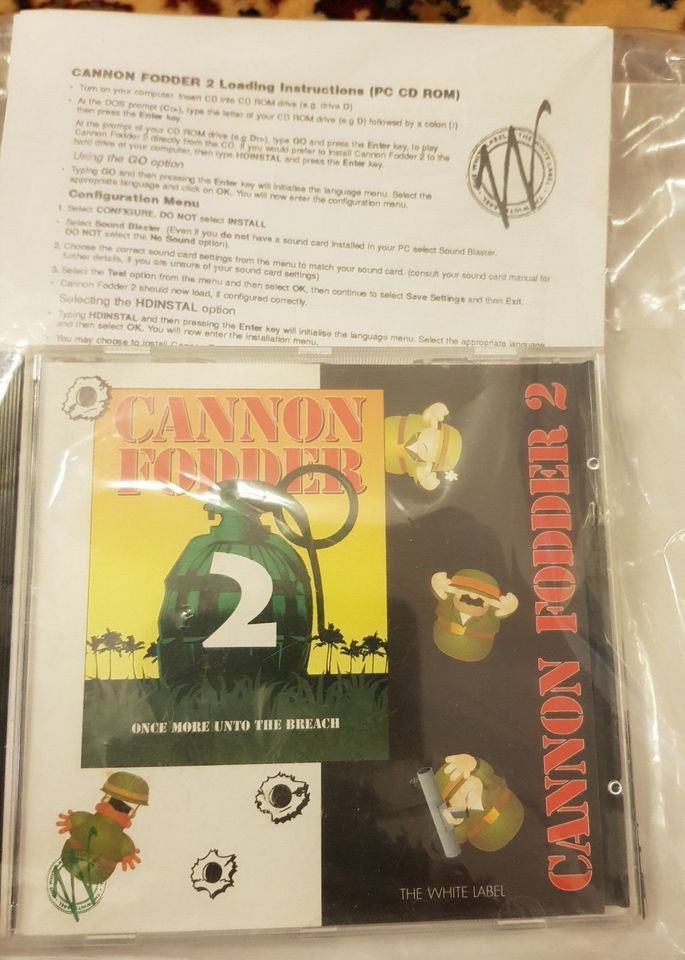 Spiel Cannon Fodder 2 / PC CD ROM 1995 in Berlin