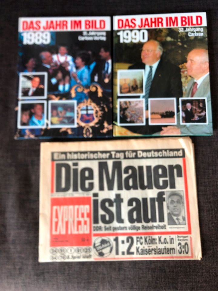 Für Nostalgiker:  Zum Thema Maueröffnung/-Fall 1989/1990 in Herrenberg