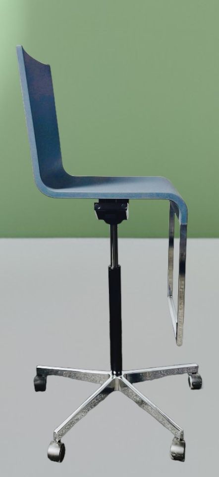 Vitra .03 Highchair Counterstuhl Barhocker Hochstuhl Barstuhl graublau vi0069 - minus 25 % reduziert in Garching b München