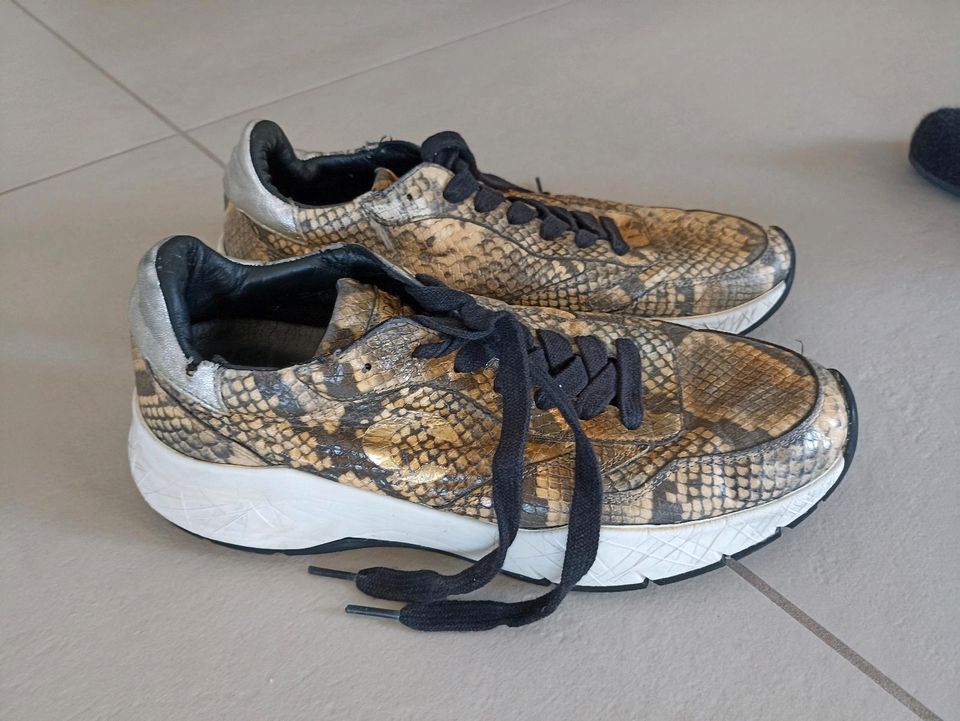 Sneaker Crime London Gr. 41 Animal Print Leo in Laupheim