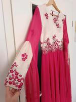 Abendkleid Gr 44 Festlicheskleid Damen Stickerei Perlen Pink Crem Essen - Essen-West Vorschau