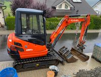 Zu vermieten Mini Bagger Kubota KX61-3 2.6t Minibagger Nordrhein-Westfalen - Wilnsdorf Vorschau