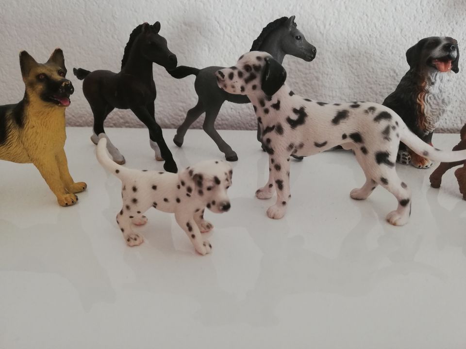 Schleich Konvolut 10 teilig Bauernhof Hund Pferd Ziege Schaf in Altshausen