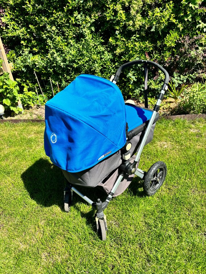 Bugaboo Cameleon 2 Kombikinderwagen 2 in 1, anthrazit, blau in Potsdam