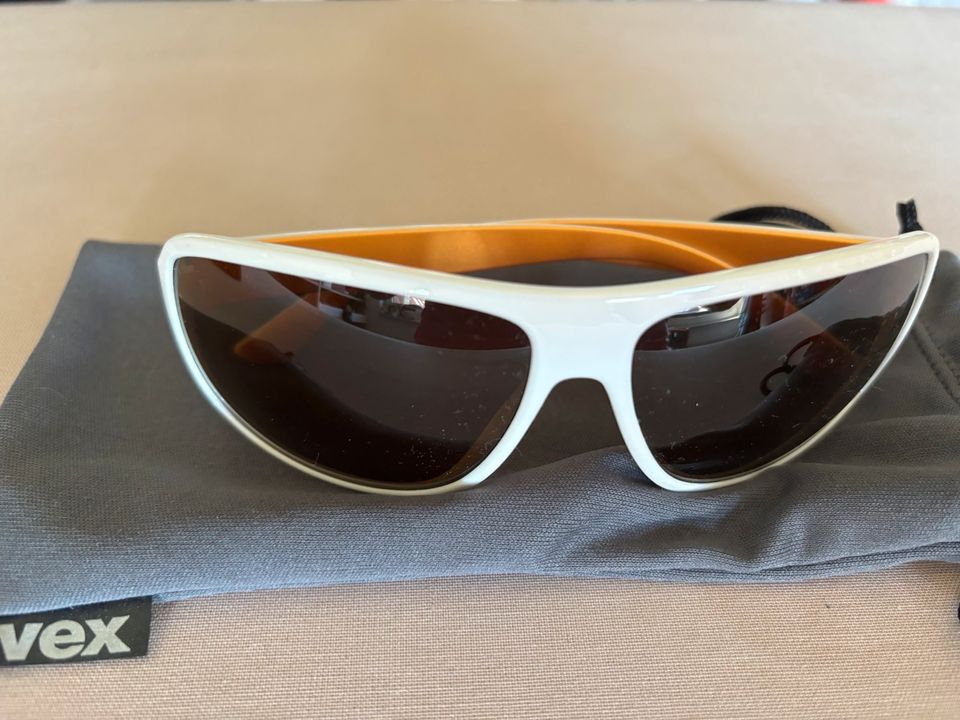Uvex Skisonnenbrille Damen Weiss/Orange in Stadthagen