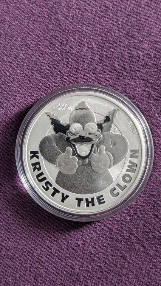 Tuvalu Die Simpsons - 2020 Krusty the Clown 1 oz Silber in Cottbus