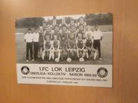 DDR Oberliga Mannschaftsbild 1.FC Lok Leipzig 1988 Rar Sachsen - Markranstädt Vorschau