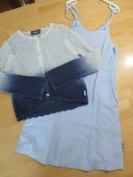 2tlg MEXX blau Trägerkleid+ Häkel Strickjacke wie neu in 110 116 Hessen - Dieburg Vorschau