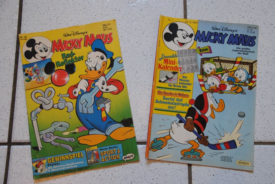 Micky Maus Hefte Comics 1984 1985 1986 inkl Versand in Wasbüttel