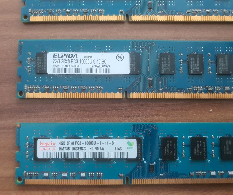 DDR3 RAM 10600U Speicher 4x in Meppen