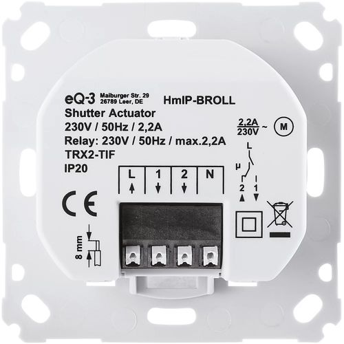 4x Homematic IP Rollladenaktor für Markenschalter - HmIP-Broll2 in Rosenheim