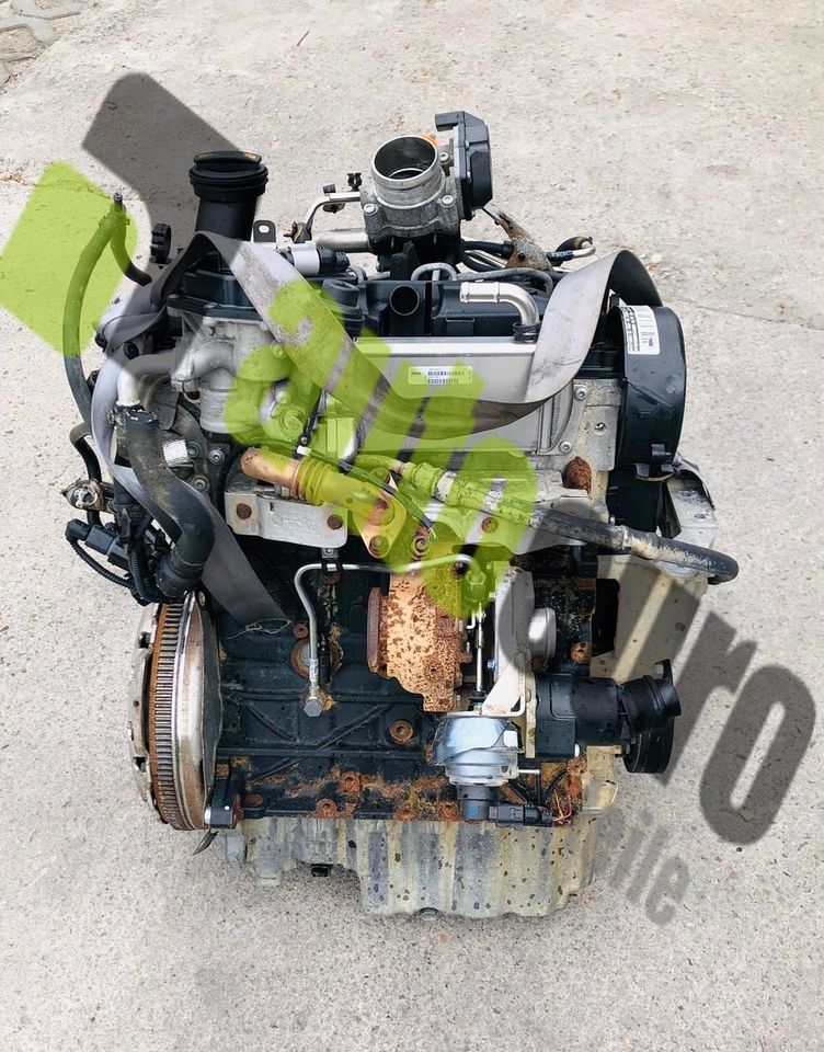 Motor CAA - Transporter T5 2.0 TDI, ca. 87 TKM - OHNE ANBAUTEILE in Deuselbach