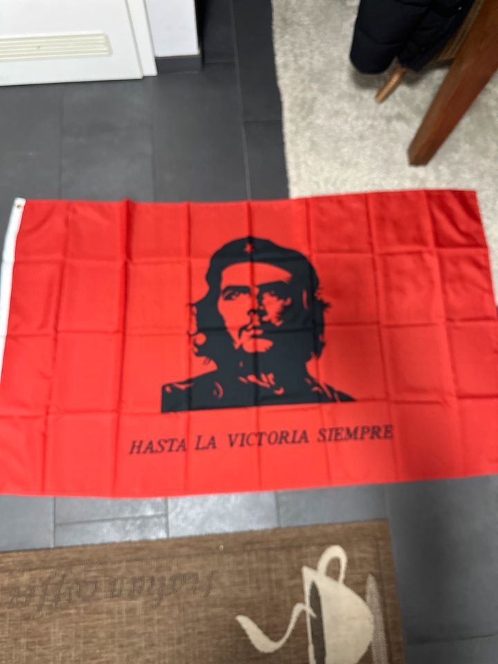 Flagge Freiheitskämpfer Che Guevarra in Talkau