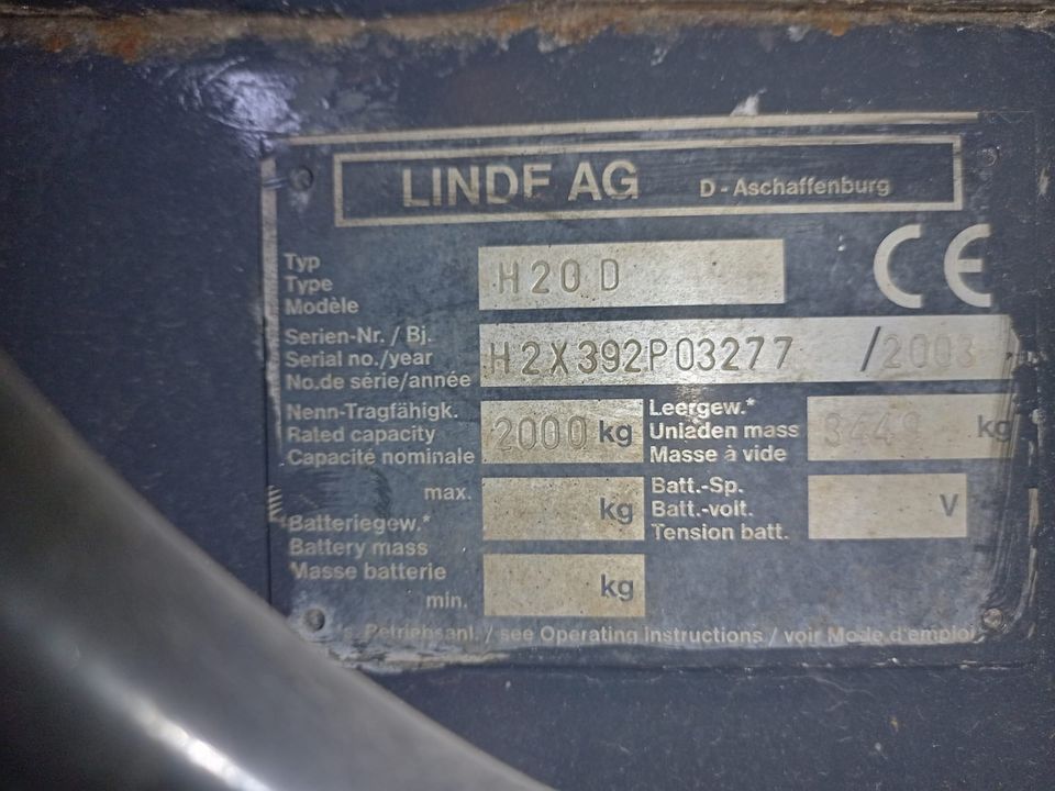 Linde Dieselstapler Gabelstapler  H20D in Duisburg