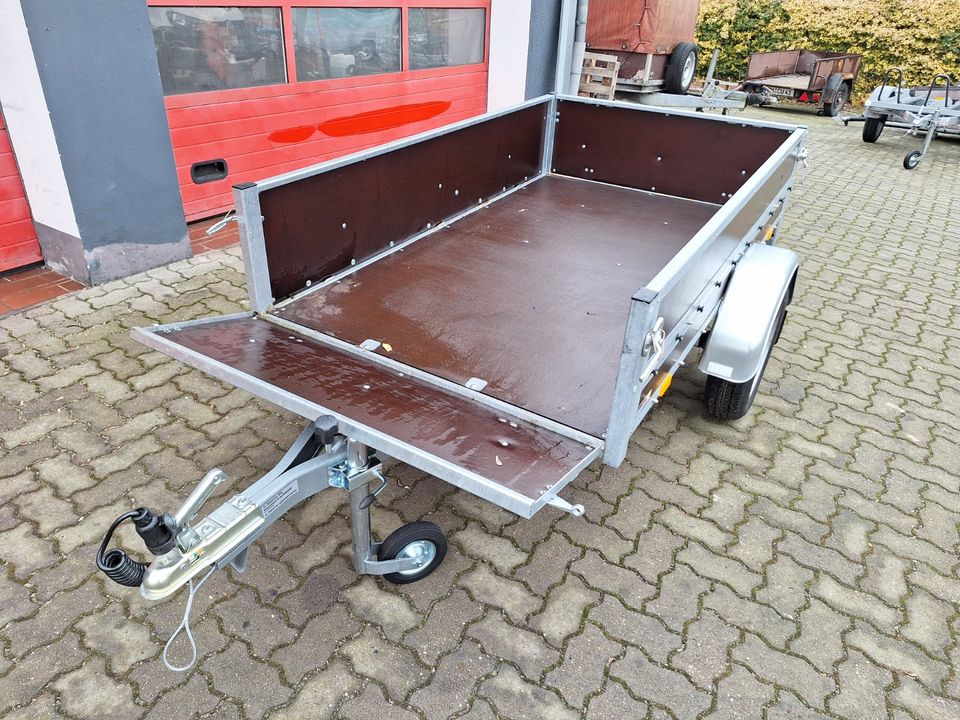 Tieflader STEMA Pkw-Anhänger 750 Kg Holzanhänger Aktion 2x1,15 m in Lutherstadt Wittenberg